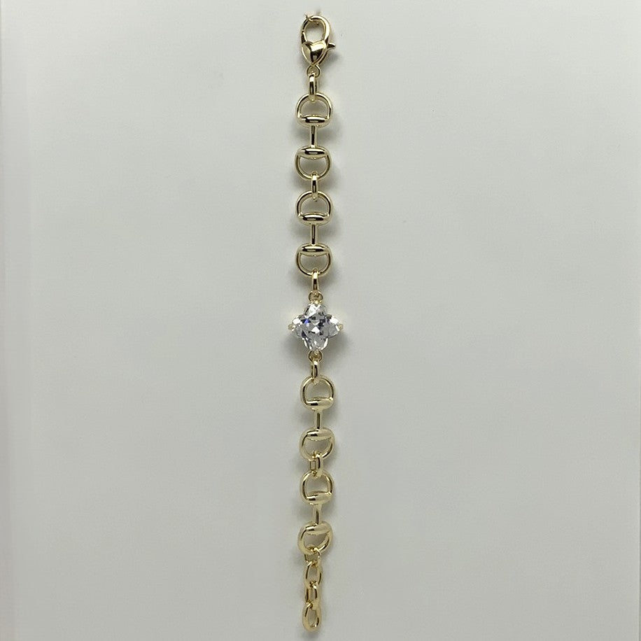 Crystal Clover Bracelet