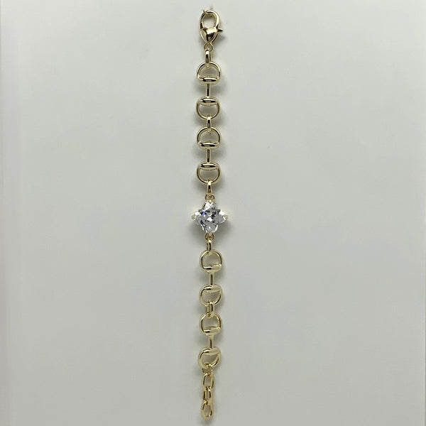 Crystal Clover Bracelet