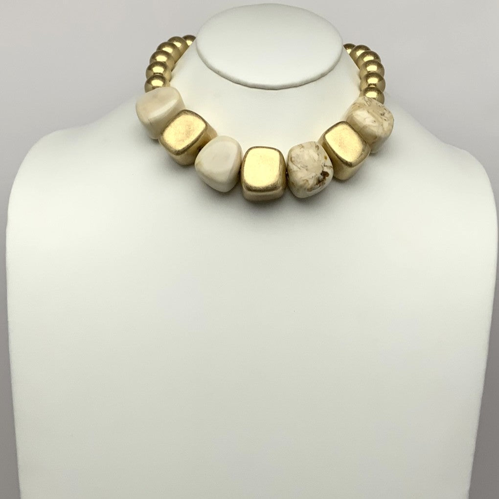 Cube Lucite Necklace