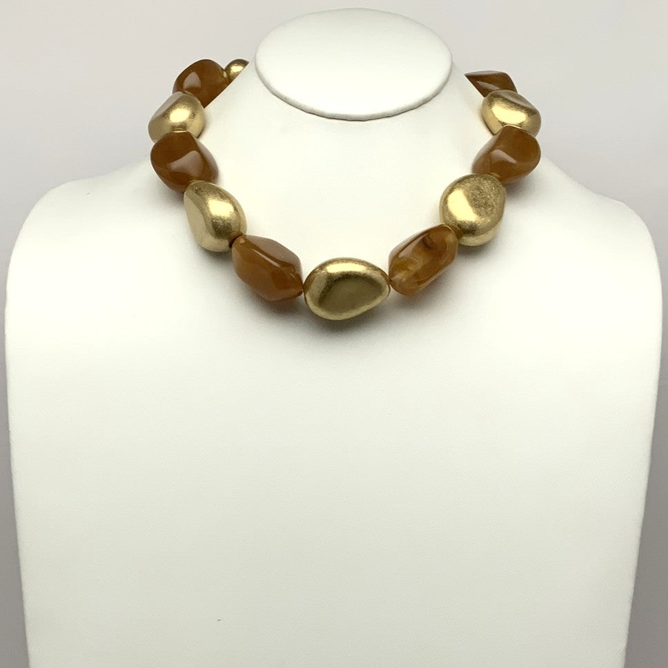 Chunky Lucite Stone Necklace