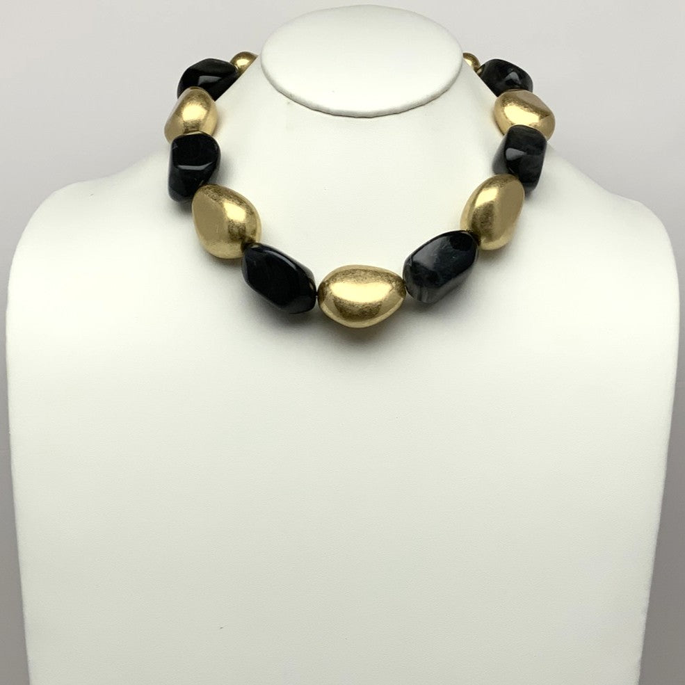 Chunky Lucite Stone Necklace