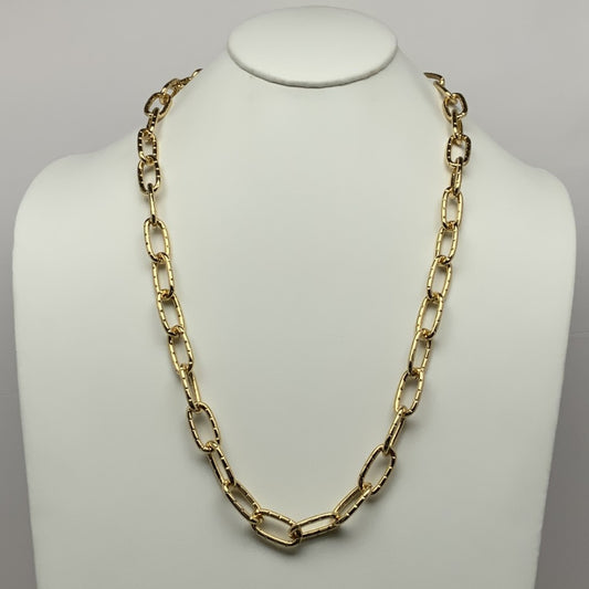 Double Link Chain Long Necklace