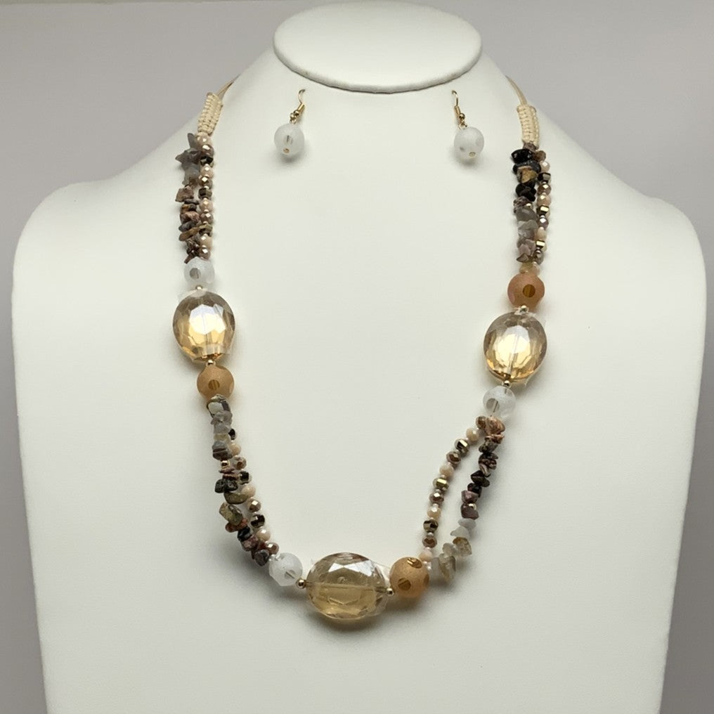 Crystal Beads Necklace