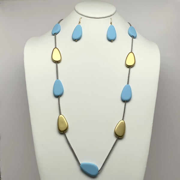Teardrop Shape Necklace Design