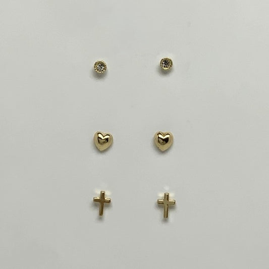 Hoop & Stud Bundle Earring Set