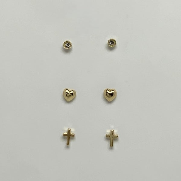 Hoop & Stud Bundle Earring Set