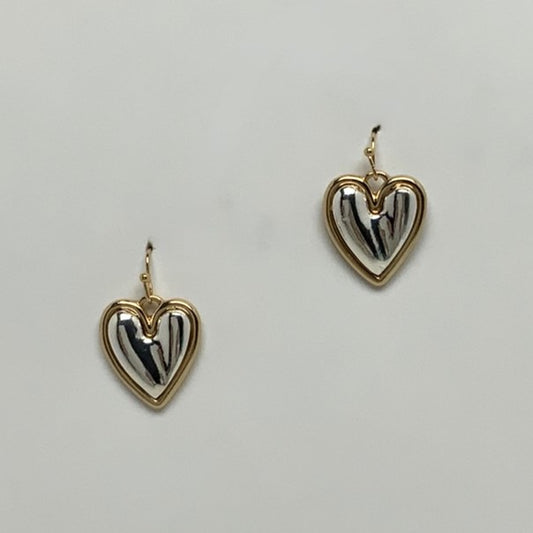 Heart Pendant Earrings