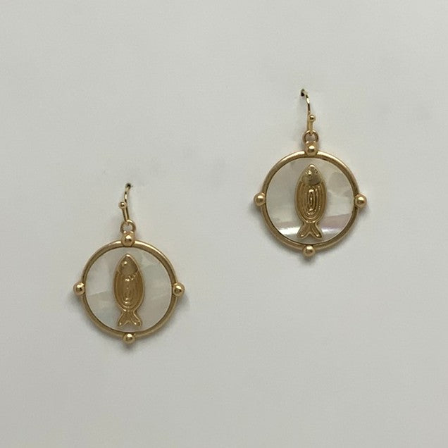 Fish Pendant Earrings