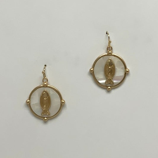 Fish Pendant Earrings
