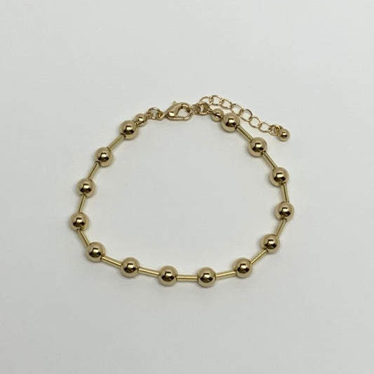 Spaced Beaded Ball Bracelet