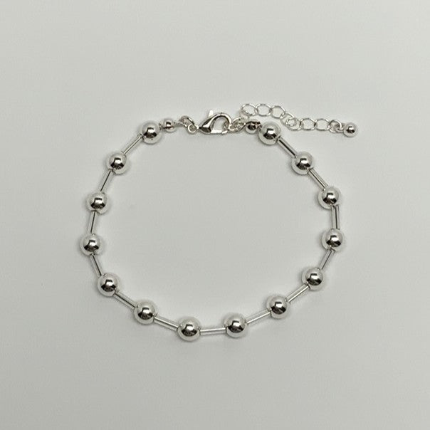 Spaced Beaded Ball Bracelet
