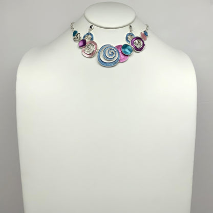 Swirl Necklace Set