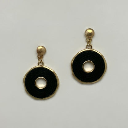 Circle Drop Earrings