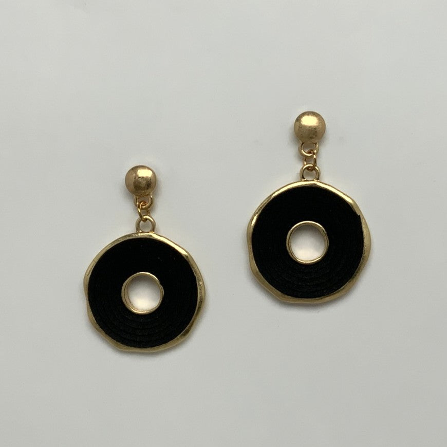 Circle Drop Earrings