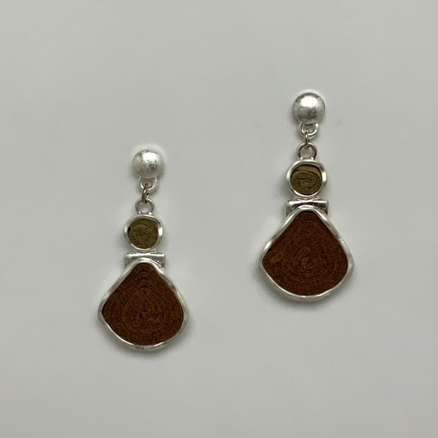 Teardrop Shape Drop Earrings