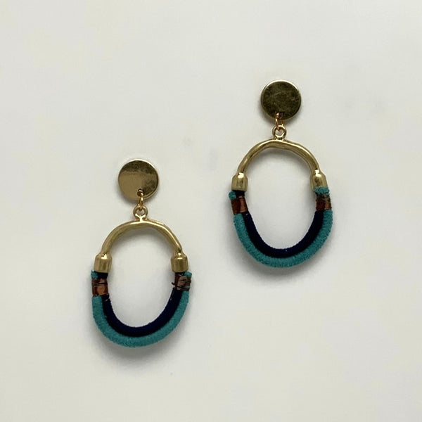 Woven Hoop Earrings
