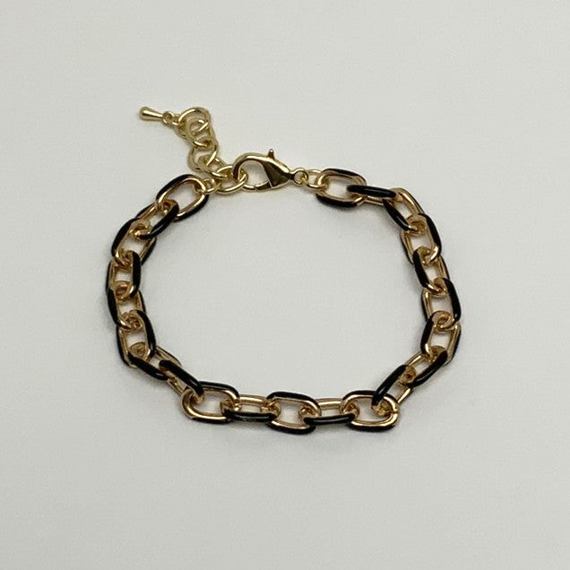 Split Color Chain Bracelet
