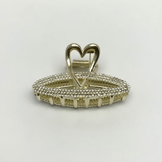 Bling Heart Claw Clip