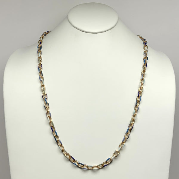 Brush Painted Chain Necklace