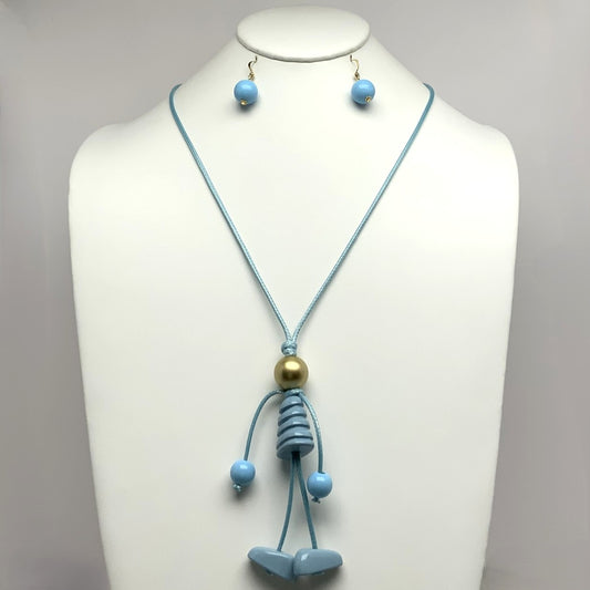 Doll-like Pendant Necklace