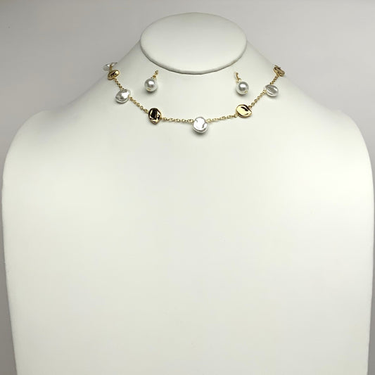 Natural Pearl Chain Necklace