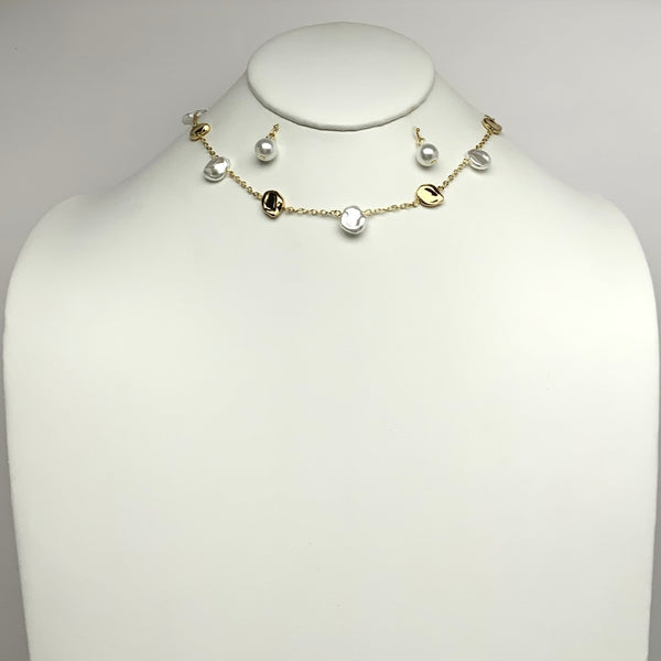 Natural Pearl Chain Necklace