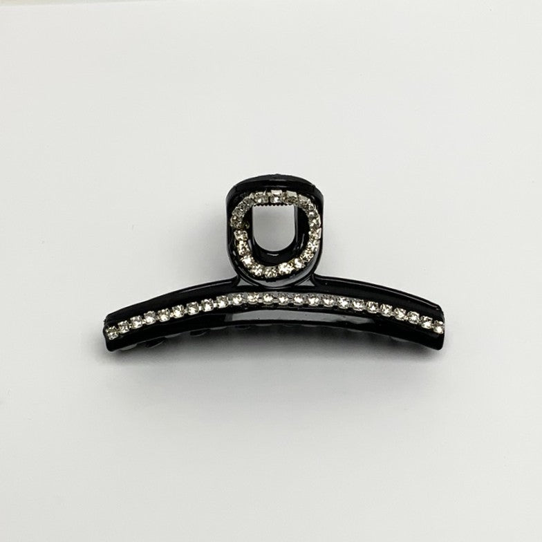 Rhinestone Border Claw Clip