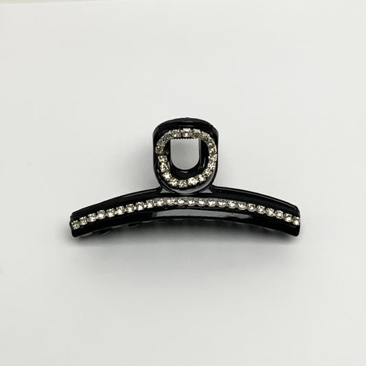 Rhinestone Border Claw Clip