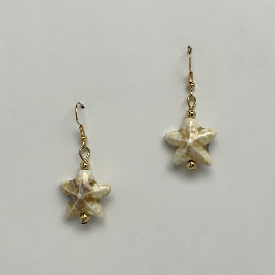 Starfish Drop Earrings