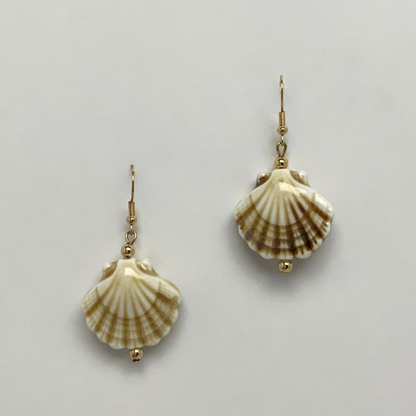Drop Seashell Earrings