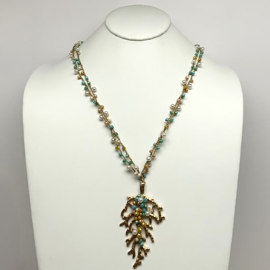 Leaf Pattern Necklace
