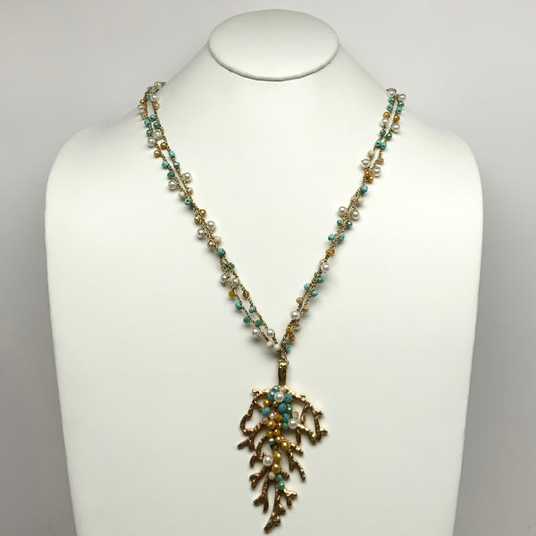 Leaf Pattern Necklace