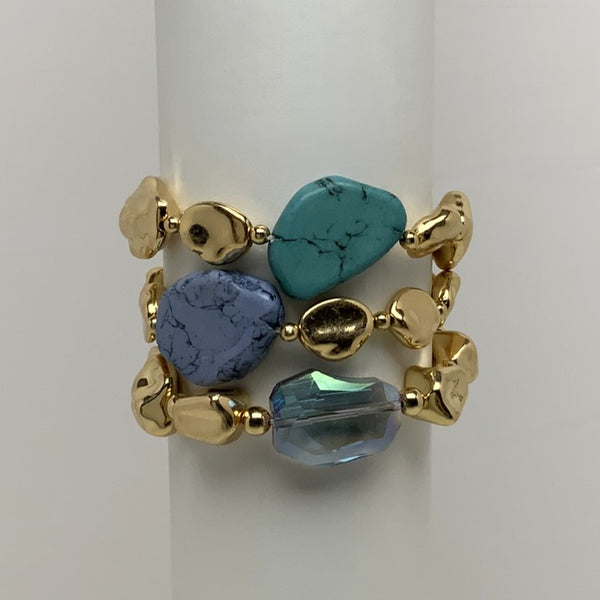 Stacked Layered Bracelets