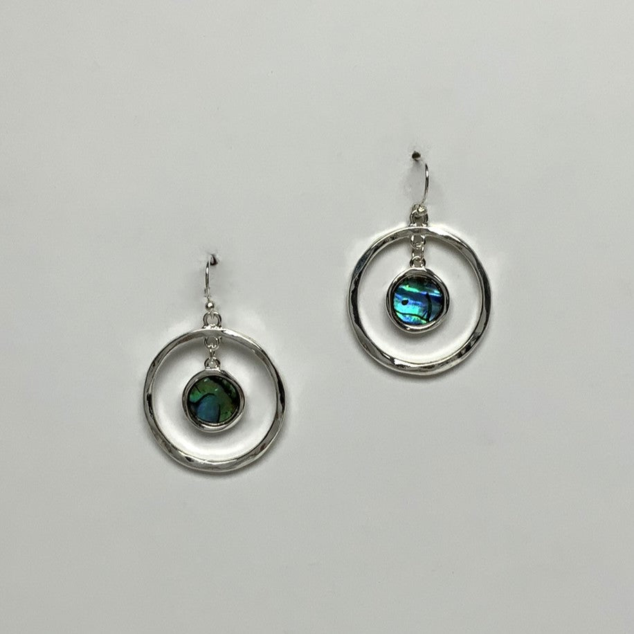 Abalone Center Earrings