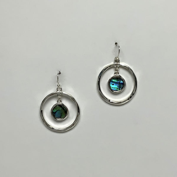 Abalone Center Earrings
