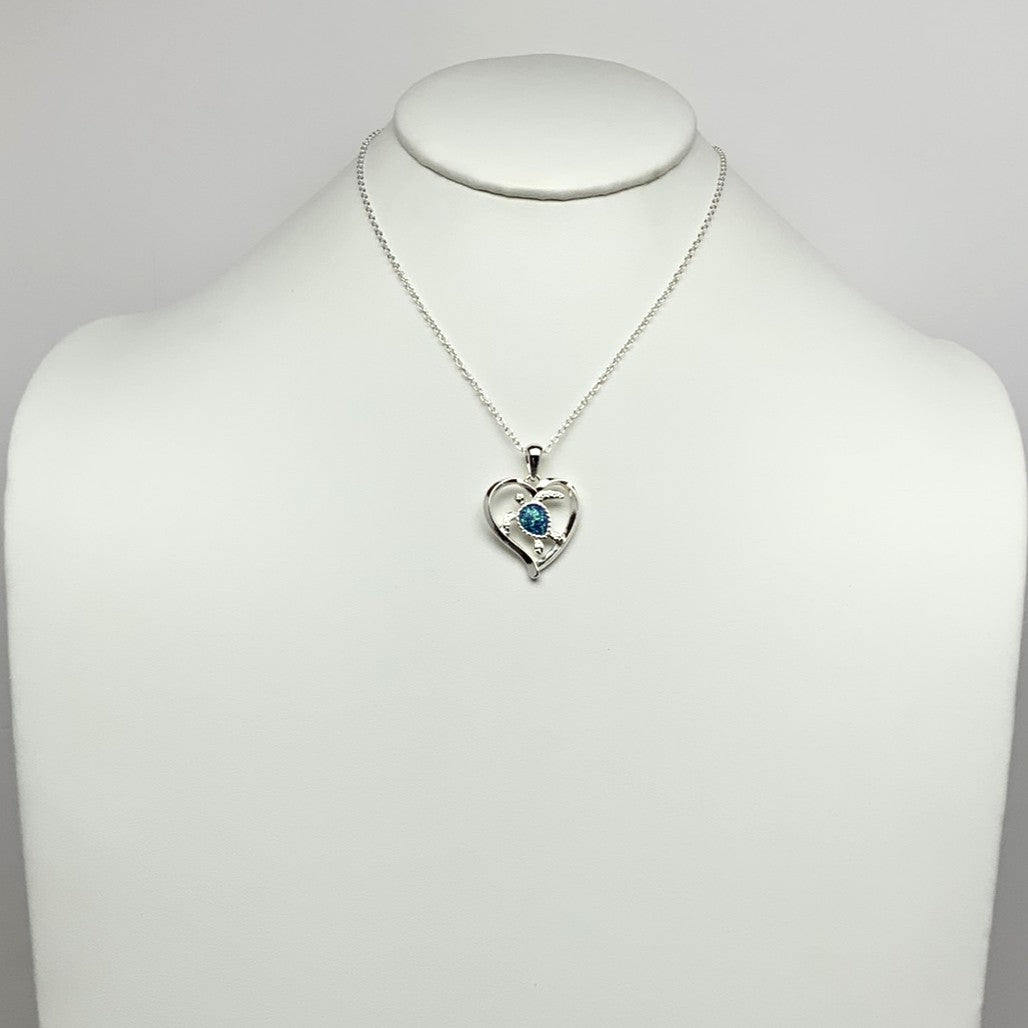 Heart Turtle Necklace