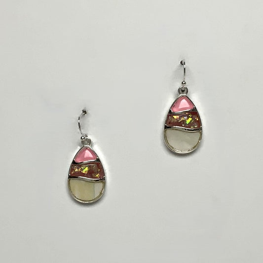 Enamel Drop Earrings