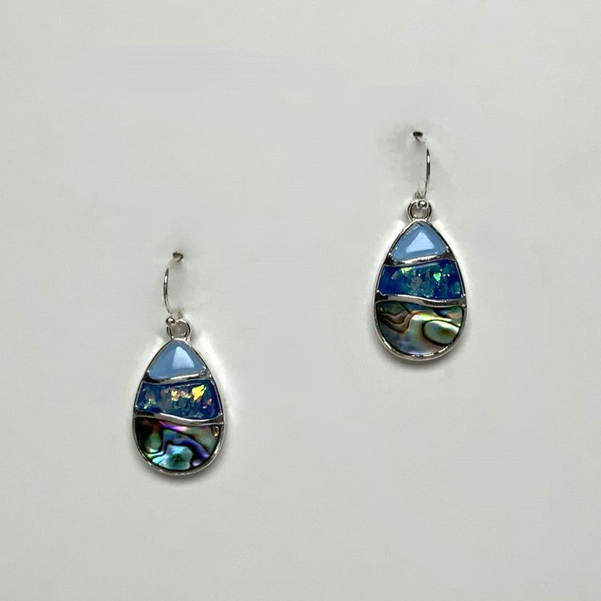 Enamel Drop Earrings