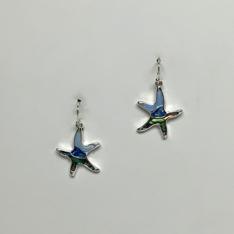 Starfish Enamel Earrings