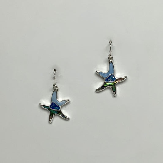 Starfish Enamel Earrings