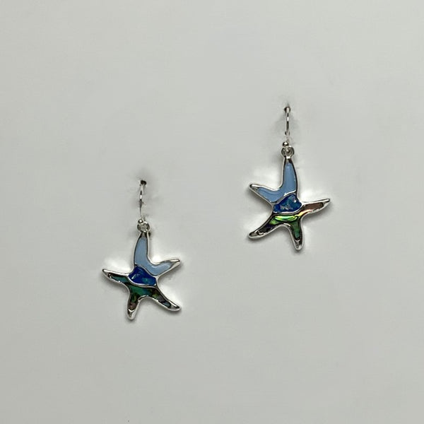 Starfish Enamel Earrings