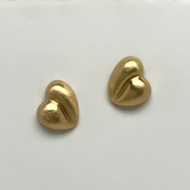 Heart Shape Chunky Earrings