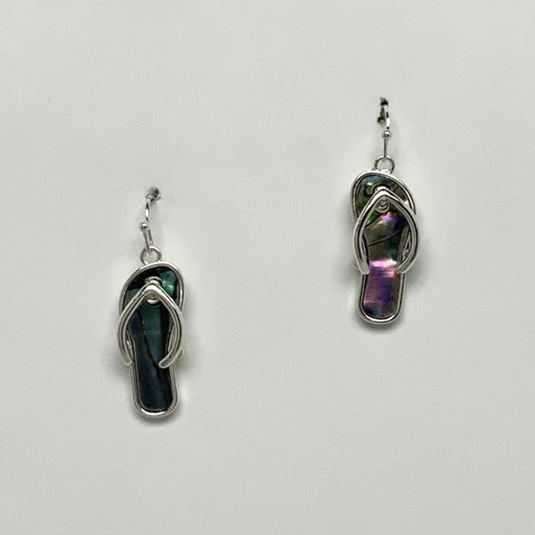 Abalone Sandals Earrings