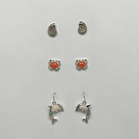 Set of 3 Nautical Earrings