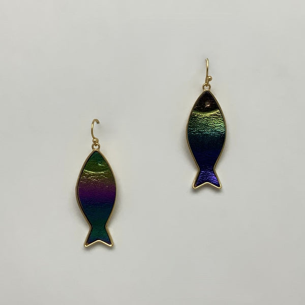Rainbow Fish Earrings