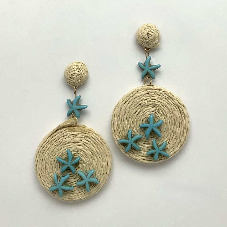 Starfish Drop Earrings