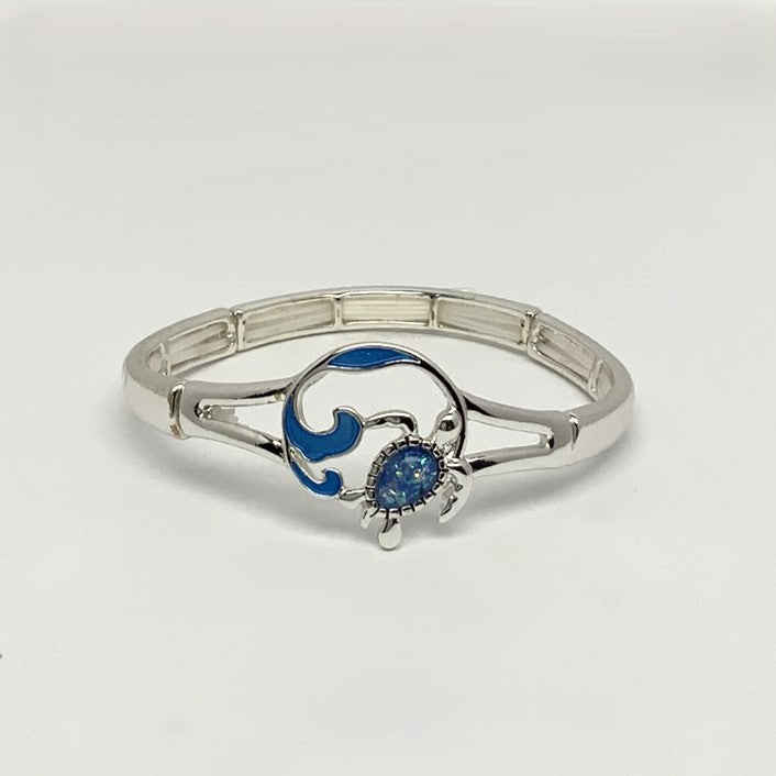 Turtle Design Stretch Bracelet