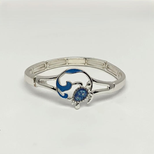 Turtle Design Stretch Bracelet