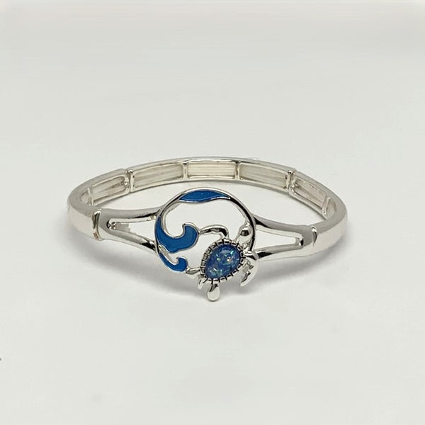 Turtle Design Stretch Bracelet