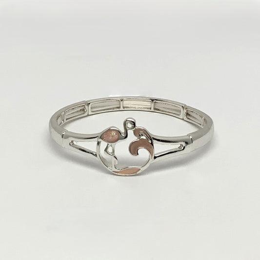 Flamingo Design Stretch Bracelet